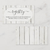 レジストリ素朴の挿入/エンクロージャの招待状 エンクロージャーカード (正面/裏面)