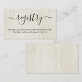 レジストリ素朴の挿入/エンクロージャの招待状 エンクロージャーカード (正面/裏面)