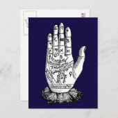 レジストリ・チャート， 1885 ポストカード (正面/裏面)