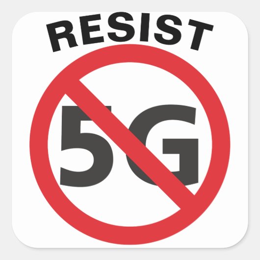 レジスト5Gシール スクエアシール (正面)