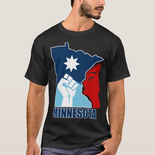レジスト ミネソタ レイズド フィスト Tシャツ (正面)