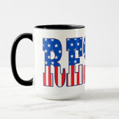 レジスト|星とストライプ マグカップ (左)