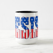 レジスト|星とストライプ マグカップ (中央)