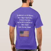 レジストTシャツ Tシャツ (裏面)