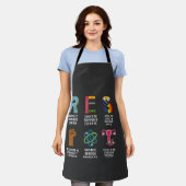レジスフローラLGBTQライツのトランス平等 エプロン (着用した状態)