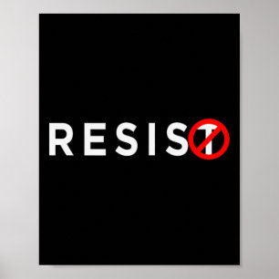 レジス#resistアンチトランプ#indivisible ポスター