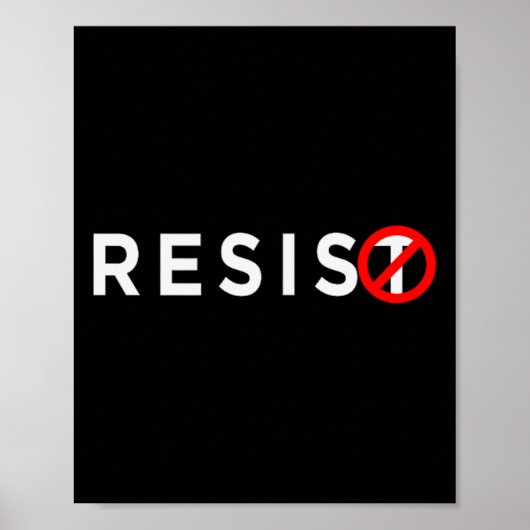 レジス#resistアンチトランプ#indivisible ポスター (正面)