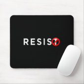 レジス#resistアンチトランプ#indivisible マウスパッド (マウス)