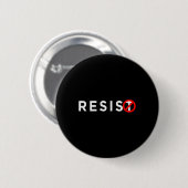レジス#resistアンチトランプ#indivisible 缶バッジ (正面&裏面)