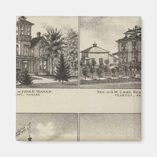 レジデンシズアビリーンカンザス マグネット (正面)