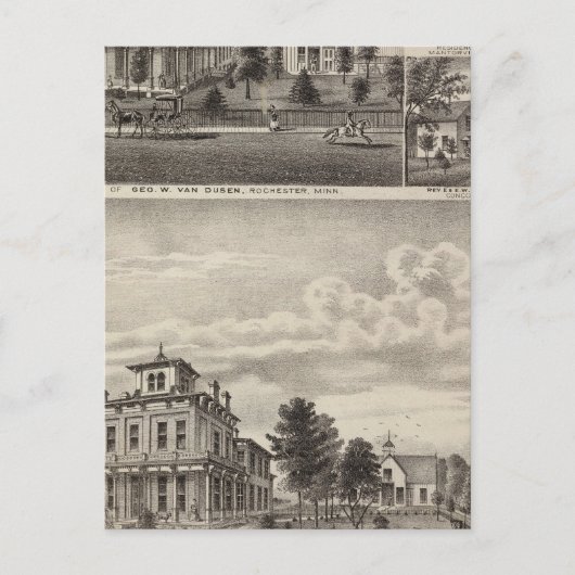 レジデンシズインロチェスター,ミネソタ ポストカード (正面)