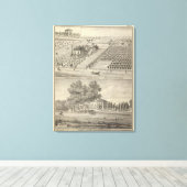 レジデンシズウッドランドナイツインランディング キャンバスプリント (インサイチュ (ウッドフロア))