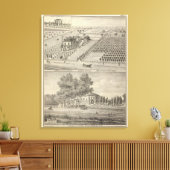 レジデンシズウッドランドナイツインランディング キャンバスプリント (インサイチュ (リビング))