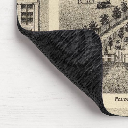 レジデンシズオブWm nグラッデンアンドミセスイナBミラー マウスパッド (コーナー)