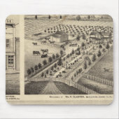 レジデンシズオブWm nグラッデンアンドミセスイナBミラー マウスパッド (正面)