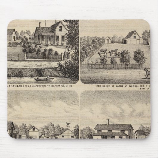 レジデンシズミネソタ2 マウスパッド (正面)