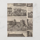 レジデンシズ&ファーム建物、オワトナ、ミネソタ ポストカード (正面)