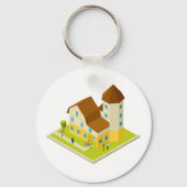 レジデンシャルアパートメンツキーチェーン キーホルダー (裏面)