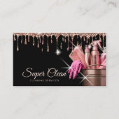 レジデンシャルハウスクリーニングハウスキーピング 名刺 (正面)