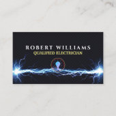 レジデンシャル&プロフェッショナル電気技師とSperk 名刺 (正面)