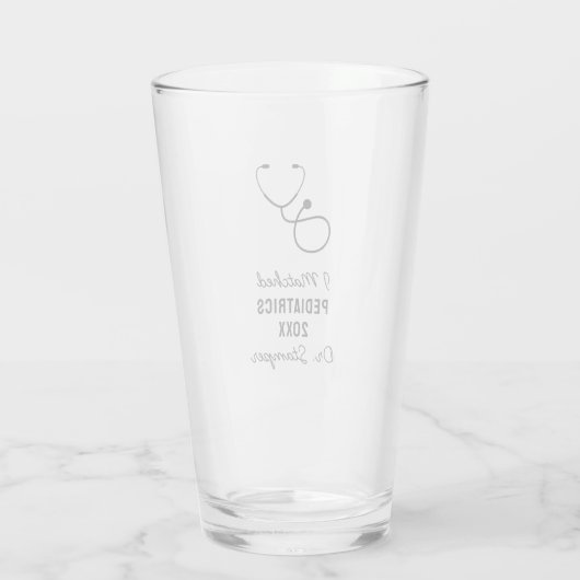 レジデンシーマッチデイパーティーギフトメディカルスクール タンブラーグラス (裏面)