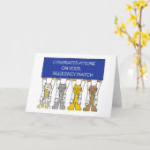 レジデンシー・マッチおめでとう カード (黄色い花)