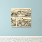 レジデンスとスーザン・ハーポルトの製粉工場 キャンバスプリント (インサイチュ (ウッドフロア))