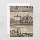 レジデンスはロチェスターとミネソタ州ドッジに ポストカード (正面/裏面)