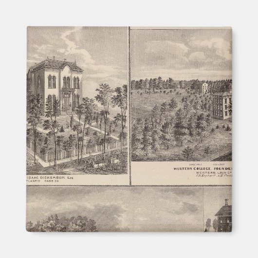 レジデンスアンドウエスタンカレッジインマーシャルタウン マグネット (正面)