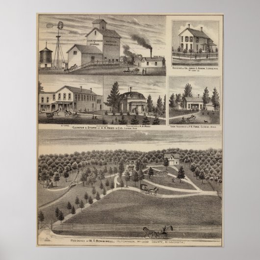 レジデンスインフッチンソン，ミネソタ ポスター (正面)