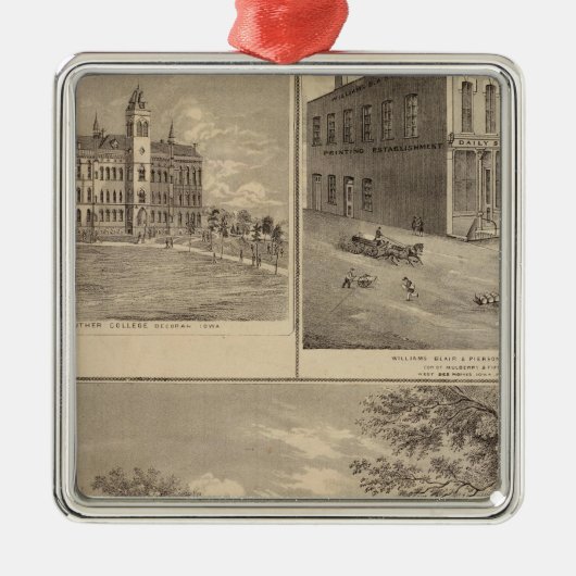 レジデンスウェストリバティカレッジ メタルオーナメント (正面)