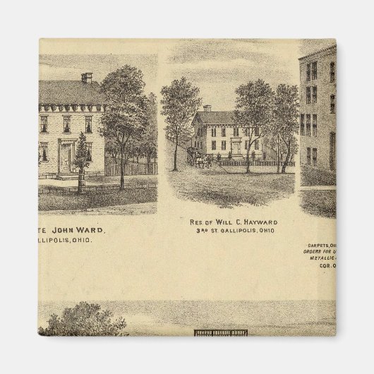 レジデンスオブドクタージョセフ・シャルクロス マグネット (正面)