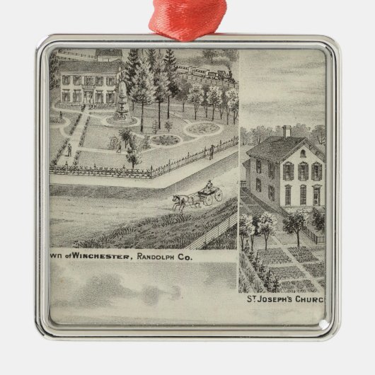 レジデンスオブミルトンソーンバラファイエッテ メタルオーナメント (正面)