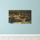 レジデンスディストリクトの一部の南ビュー キャンバスプリント (インサイチュ (ウッドフロア))