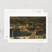 レジデンスディストリクトの一部の南ビュー ポストカード (正面/裏面)