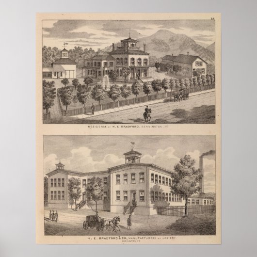 レジデンス・オブ・HEブラッドフォード・アンド・HEブラッドフォード ポスター (正面)