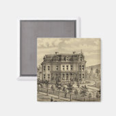 レジデンスAMブラウン マグネット (正面/裏面)