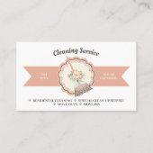 レジデンタルクリーニングのハウスキーピング 名刺 (正面)