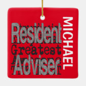 レジデントアドバイザー超常カスタム セラミックオーナメント (裏面)