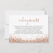 レジナバラ金ゴールドグラムシークインウィングウェルカード 招待状 (正面)