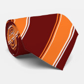 レジメンストライプのト技術者 ネクタイ (ロール)