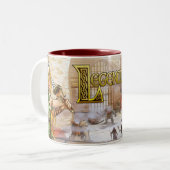 レジャンドロアV3コーヒーマグ ツートーンマグカップ (正面左)