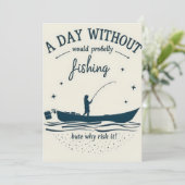 レジャーに夢中：あなたの魚釣りの情熱を受け入れる！ 招待状 (スタンド正面)