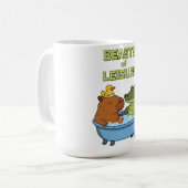 レジャーの獣 | コーヒーマグカップ (正面左)