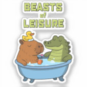 レジャーの獣 | シール (正面)