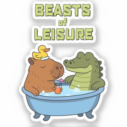 レジャーの獣 | シール (正面)