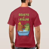 レジャーの獣 | Tシャツ (裏面)