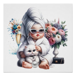 レジャーウォールデコールのレディース ポスター