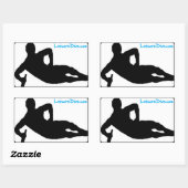 レジャーステッカー 長方形シール (シート)