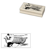 レジャービクトリアンブックの所有者名スタンプ ラバースタンプ (押印)